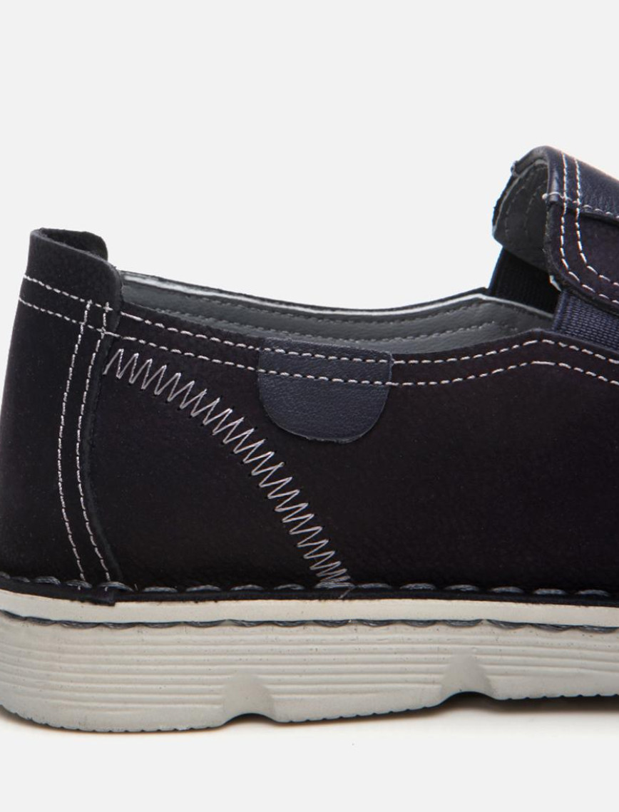 Erkek Nubuk Deri Lacivert Ultra Hafif Tabanlı Günlük Ayakkabı Erkek Nubuk Deri Lacivert Ultra Hafif Tabanlı Günlük Ayakkabı