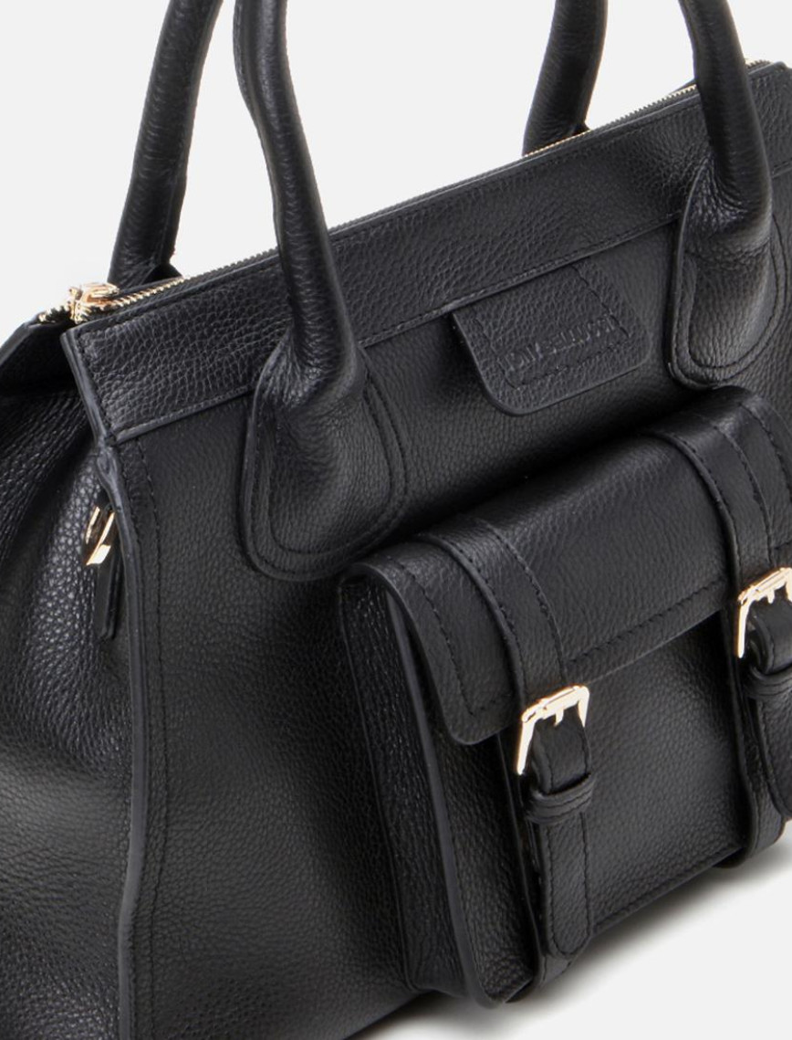 Kadın Deri Siyah Omuz Çantası Kadın Deri Siyah Omuz Çantası