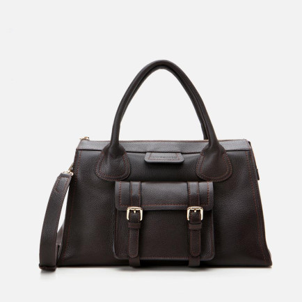 Kadın Deri Kahverengi Omuz Çantası Kadın Deri Kahverengi Omuz Çantası