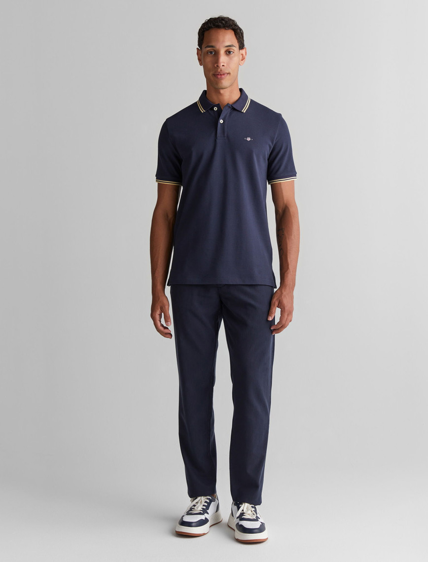 GANT Erkek Lacivert Regular Fit Polo GANT Erkek Lacivert Regular Fit Polo
