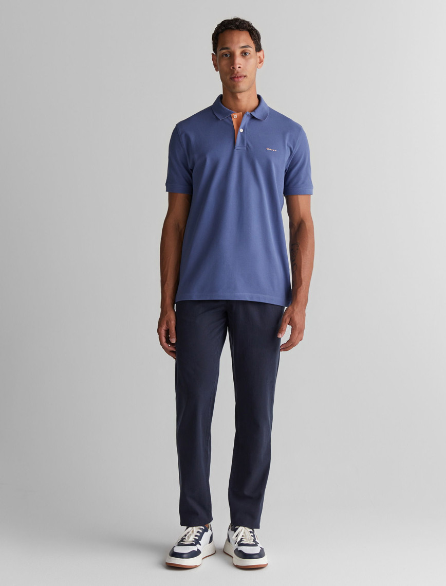 GANT Erkek Lacivert Regular Fit Polo GANT Erkek Lacivert Regular Fit Polo