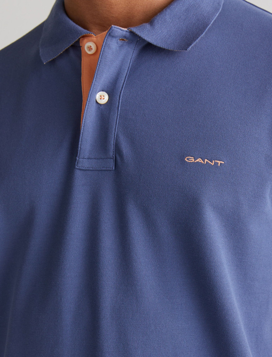 GANT Erkek Lacivert Regular Fit Polo GANT Erkek Lacivert Regular Fit Polo