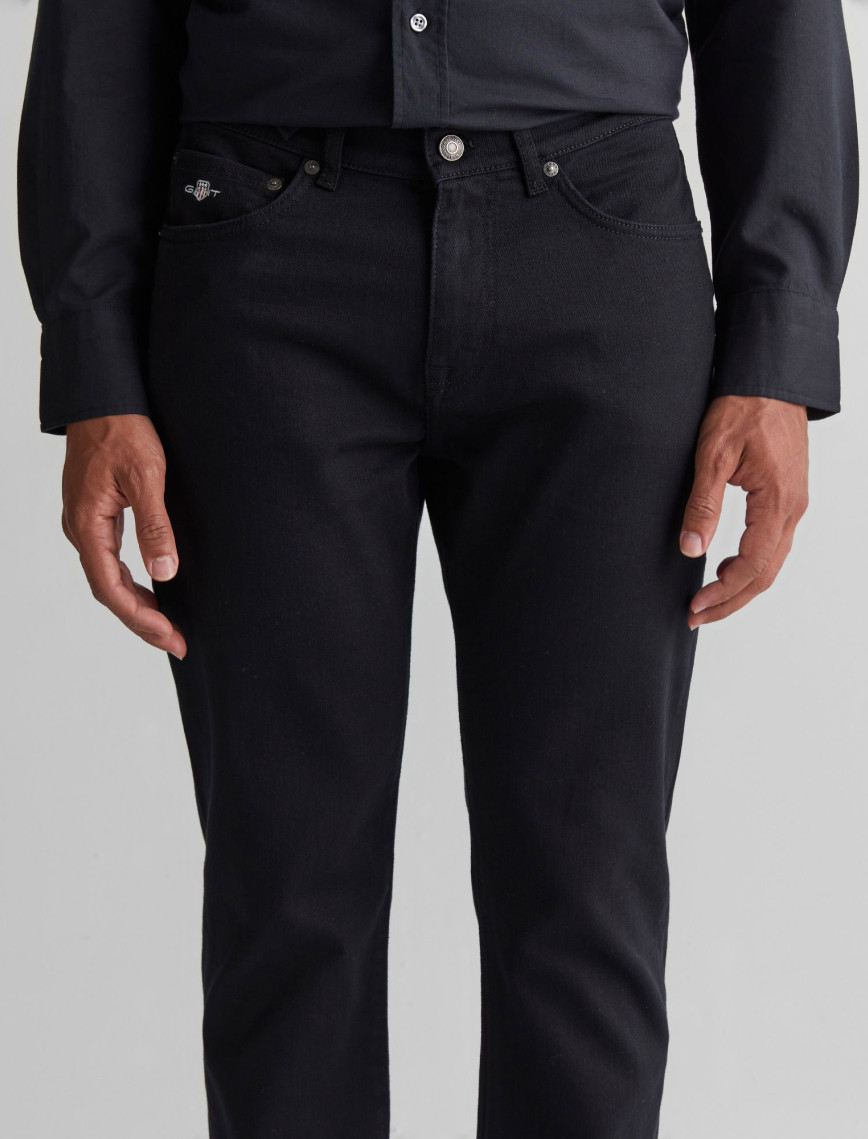 GANT Erkek Siyah Regular Fit Pantolon GANT Erkek Siyah Regular Fit Pantolon