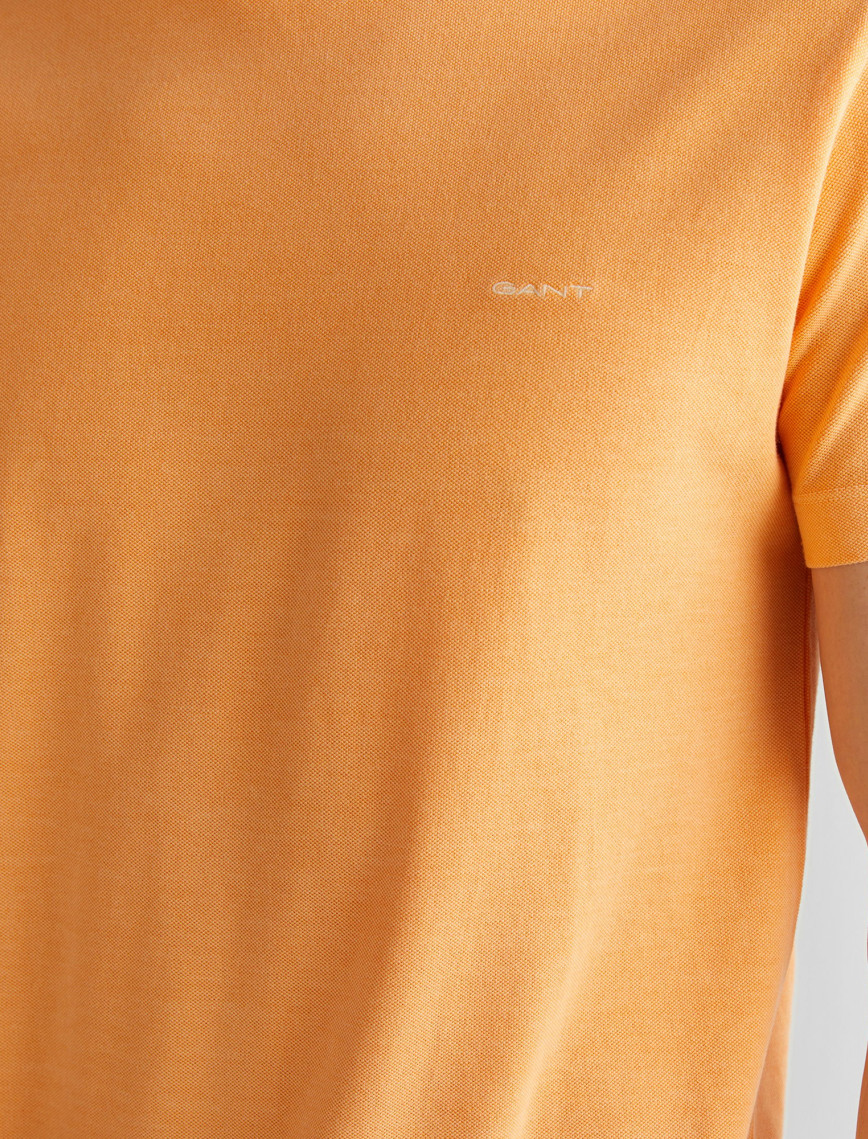GANT Erkek Turuncu Slim Fit Bisiklet Yaka T-Shirt GANT Erkek Turuncu Slim Fit Bisiklet Yaka T-Shirt