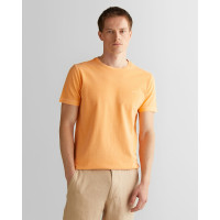 GANT Erkek Turuncu Slim Fit Bisiklet Yaka T-Shirt
