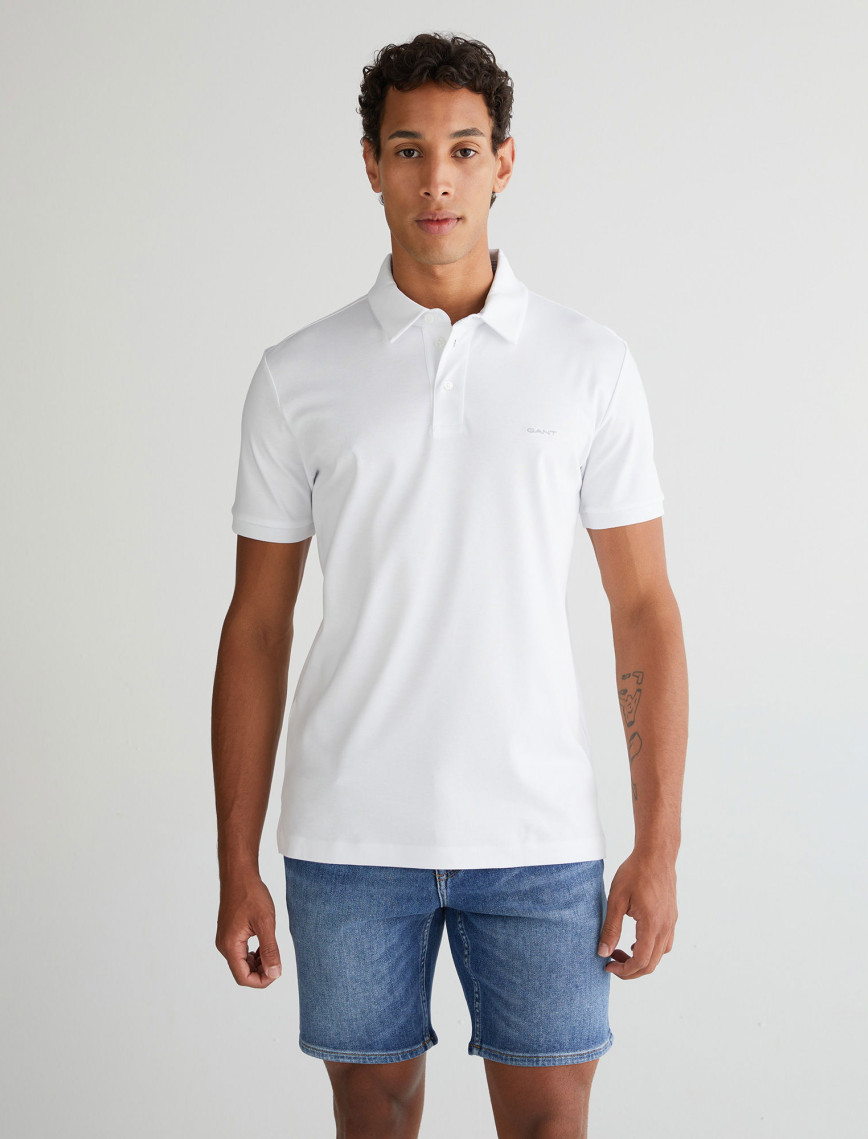 GANT Erkek Siyah Slim Fit Polo GANT Erkek Siyah Slim Fit Polo