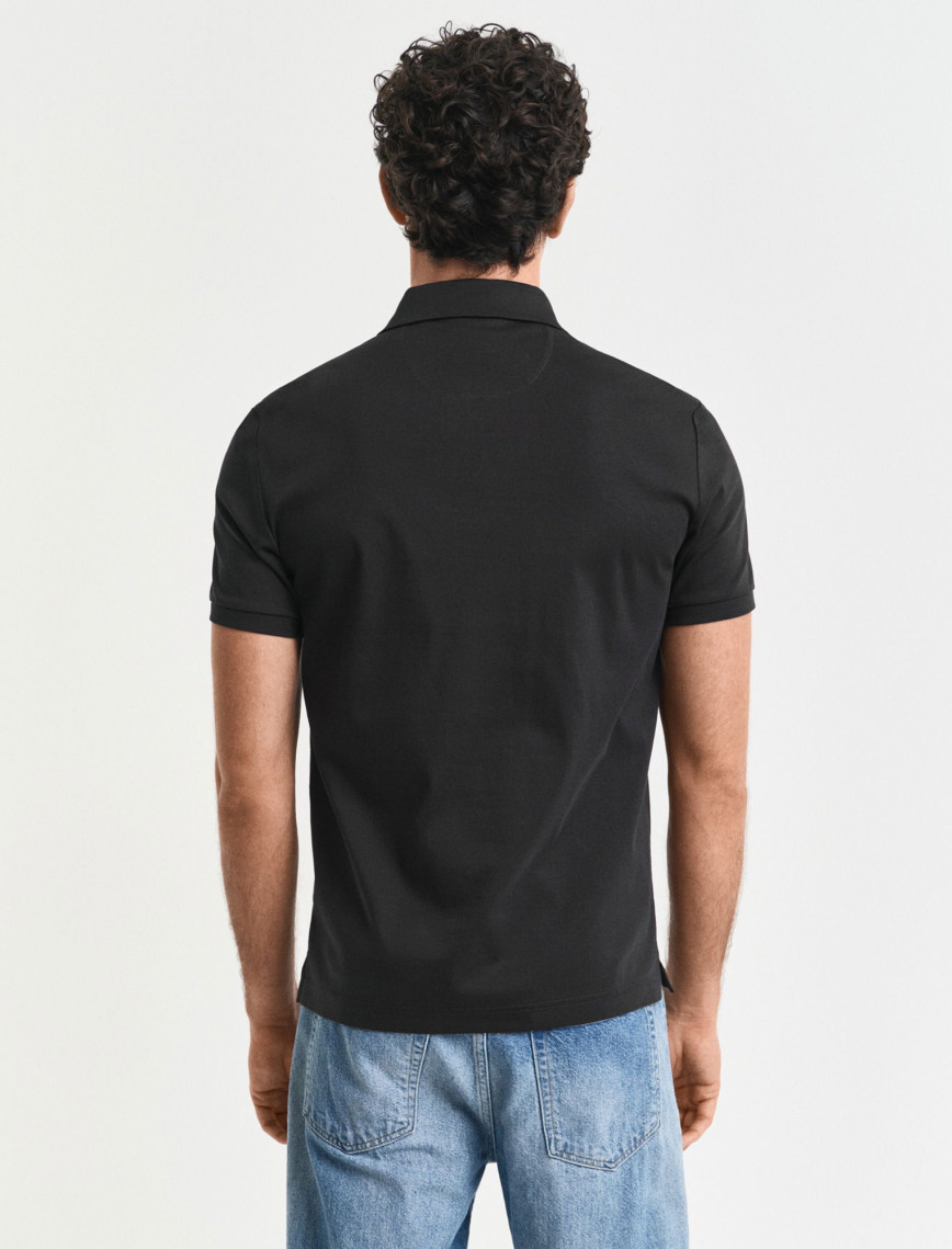 GANT Erkek Siyah Slim Fit Polo GANT Erkek Siyah Slim Fit Polo