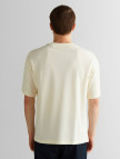 GANT Erkek Krem Relaxed Fit Bisiklet Yaka Logolu T-Shirt GANT Erkek Krem Relaxed Fit Bisiklet Yaka Logolu T-Shirt