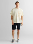 GANT Erkek Krem Relaxed Fit Bisiklet Yaka Logolu T-Shirt GANT Erkek Krem Relaxed Fit Bisiklet Yaka Logolu T-Shirt