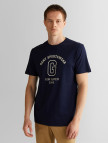 GANT Erkek Lacivert Regular Fit Bisiklet Yaka Logolu T-Shirt GANT Erkek Lacivert Regular Fit Bisiklet Yaka Logolu T-Shirt