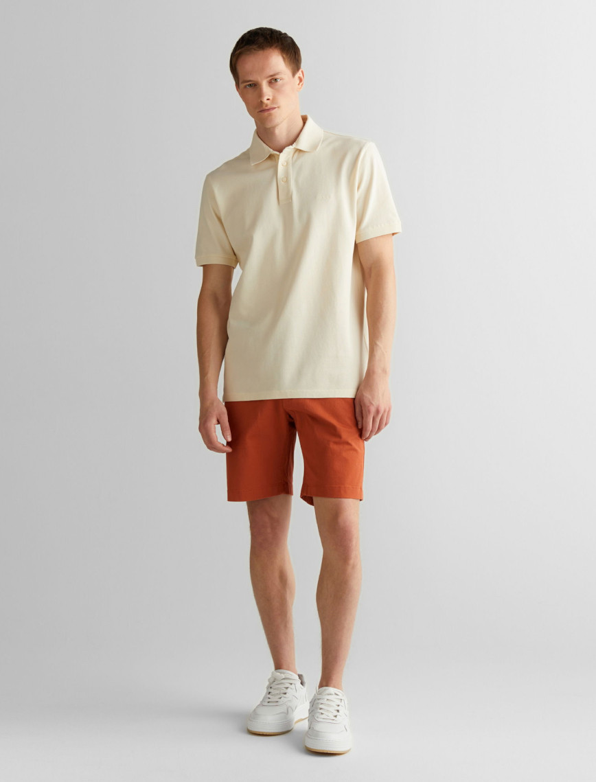 GANT Erkek Krem Regular Fit Polo GANT Erkek Krem Regular Fit Polo