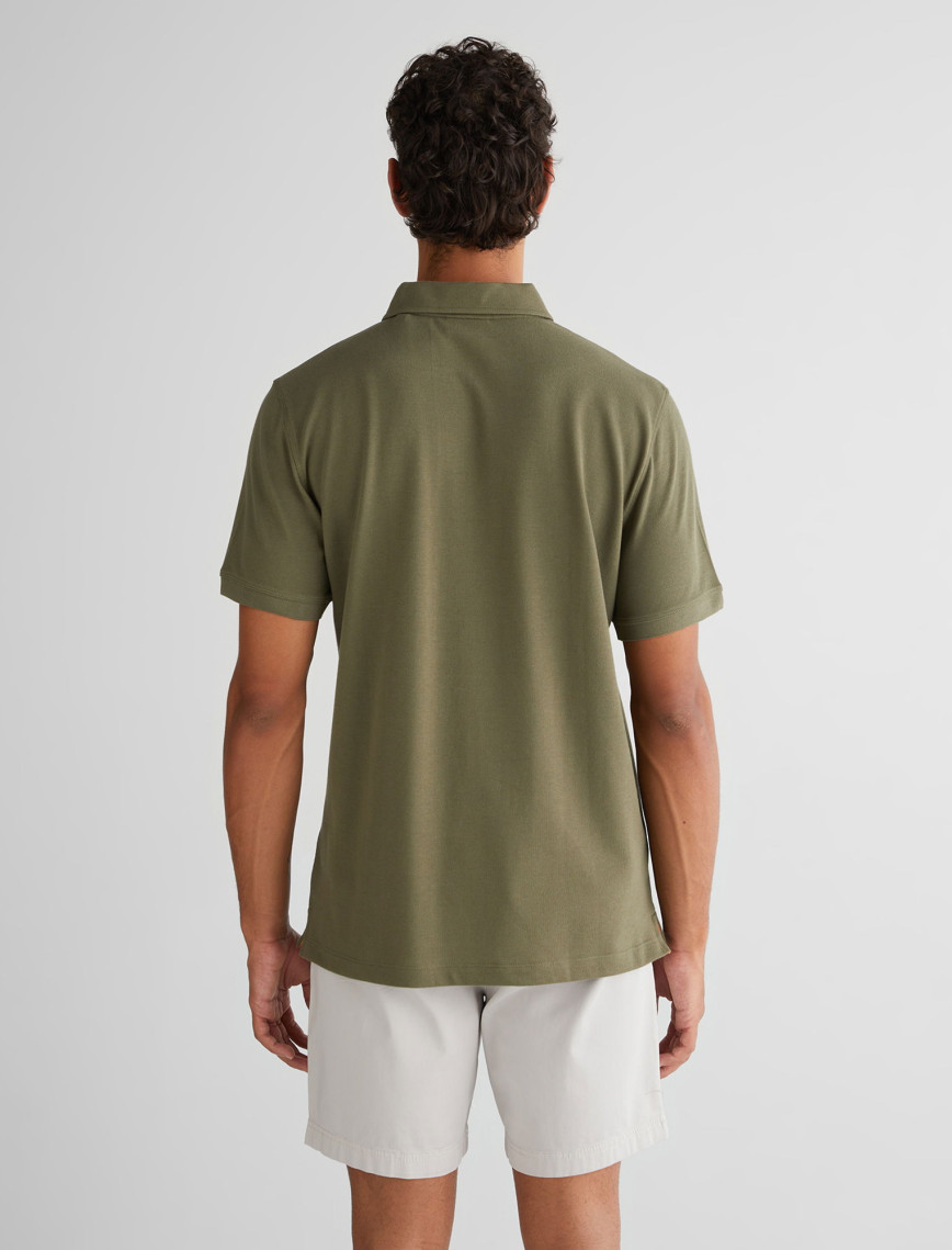 GANT Erkek Yeşil Regular Fit Logolu Polo GANT Erkek Yeşil Regular Fit Logolu Polo