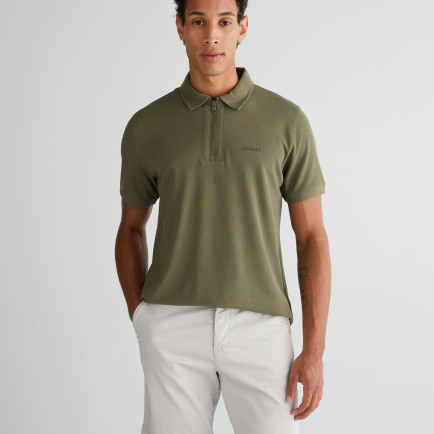 GANT Erkek Yeşil Regular Fit Logolu Polo