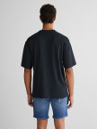 GANT Erkek Siyah Relaxed Fit Bisiklet Yaka Logolu T-Shirt GANT Erkek Siyah Relaxed Fit Bisiklet Yaka Logolu T-Shirt