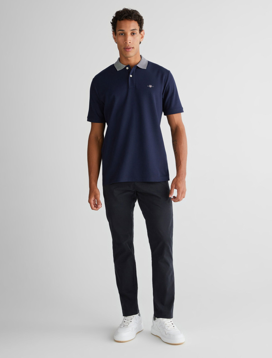 GANT Erkek Lacivert Regular Fit Polo GANT Erkek Lacivert Regular Fit Polo
