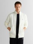 GANT Erkek Beyaz Regular Fit Fermuarlı Sweatshirt GANT Erkek Beyaz Regular Fit Fermuarlı Sweatshirt