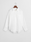 GANT Kadın Beyaz Relaxed Fit Klasik Yaka Gömlek GANT Kadın Beyaz Relaxed Fit Klasik Yaka Gömlek