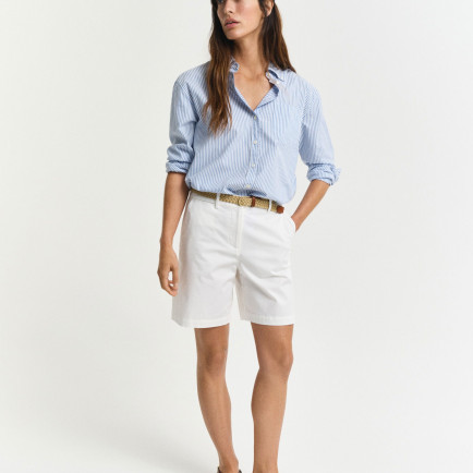 GANT Kadın Beyaz Regular Fit Şort