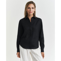 GANT Kadın Siyah Regular Fit Klasik Yaka Gömlek GANT Kadın Siyah Regular Fit Klasik Yaka Gömlek