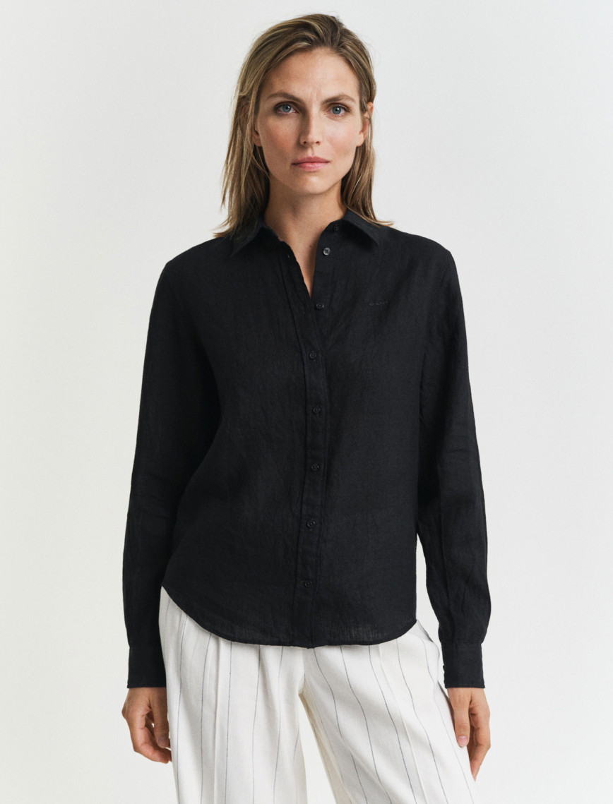 GANT Kadın Mavi Regular Fit Klasik Yaka Gömlek GANT Kadın Mavi Regular Fit Klasik Yaka Gömlek