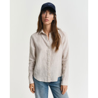 GANT Kadın Bej Regular Fit Klasik Yaka Gömlek GANT Kadın Bej Regular Fit Klasik Yaka Gömlek