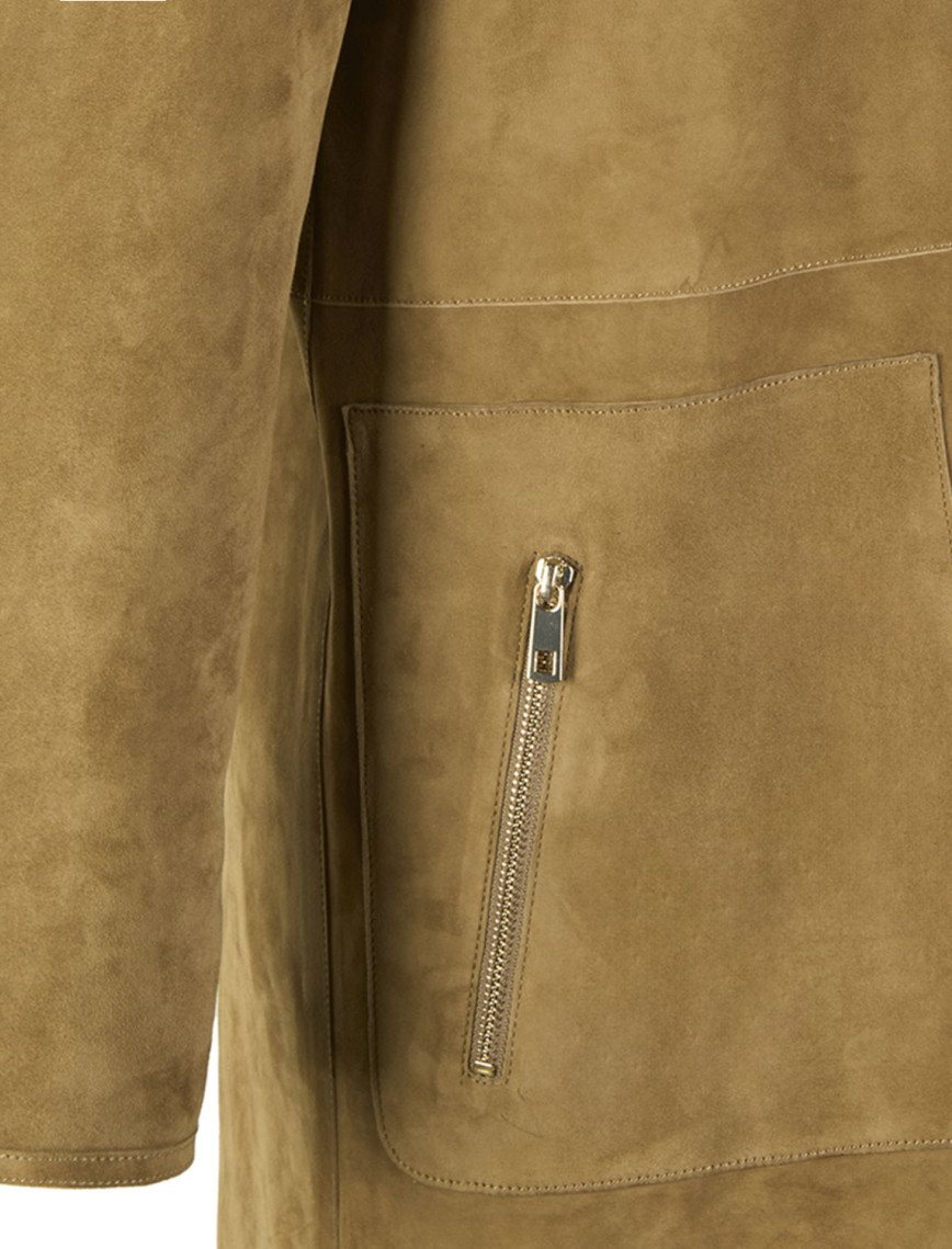 Simonetta Yeşil Kadın Çift Taraflı Deri Pardösü Simonetta Yeşil Kadın Çift Taraflı Deri Pardösü