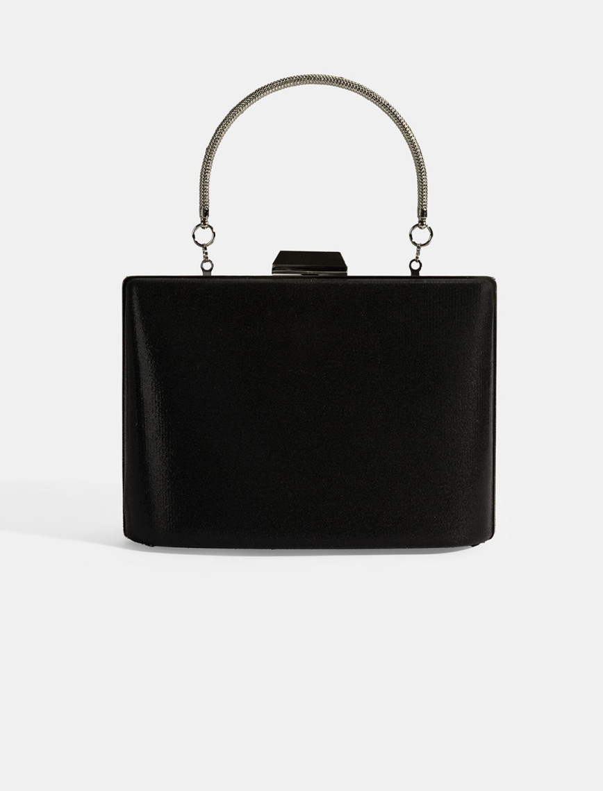 Kadın Siyah Gece El Çantası Kadın Siyah Gece El Çantası