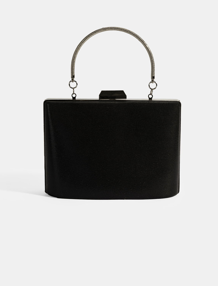 Kadın Siyah Gece El Çantası Kadın Siyah Gece El Çantası