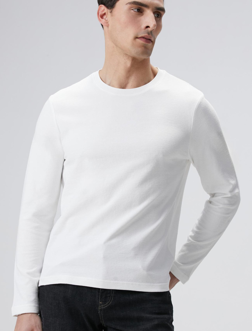 Network Erkek Kırık Beyaz T-shirt Network Erkek Kırık Beyaz T-shirt