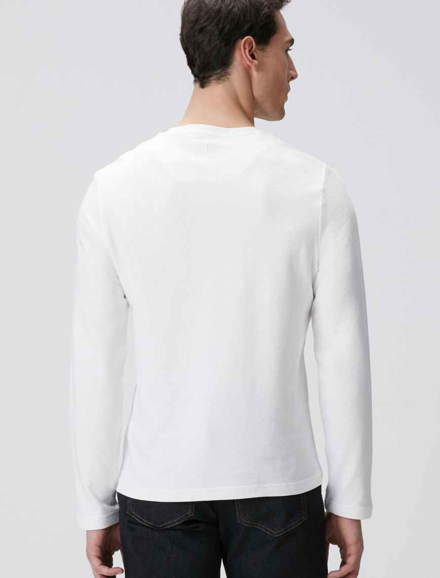 Network Erkek Kırık Beyaz T-shirt Network Erkek Kırık Beyaz T-shirt