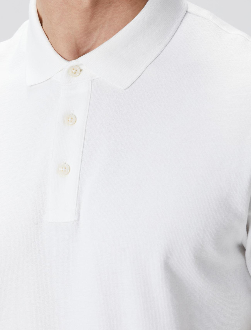 Network Erkek Kırık Beyaz Polo Yaka T-shirt Network Erkek Kırık Beyaz Polo Yaka T-shirt