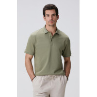 Network Erkek Haki Polo Yaka T-shirt Network Erkek Haki Polo Yaka T-shirt