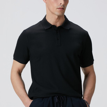 Network Erkek Siyah Polo Yaka T-shirt Network Erkek Siyah Polo Yaka T-shirt