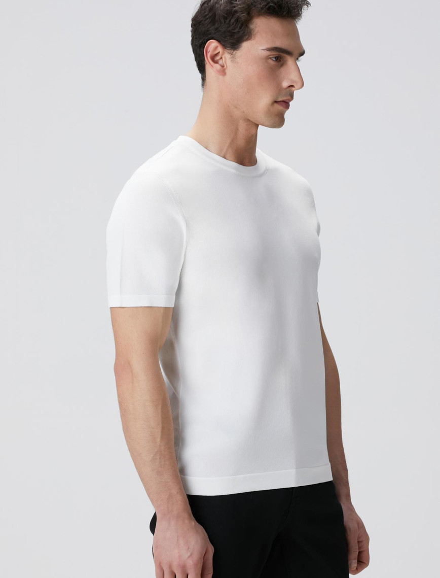 Network Erkek Kırık Beyaz Triko Kazak Network Erkek Kırık Beyaz Triko Kazak