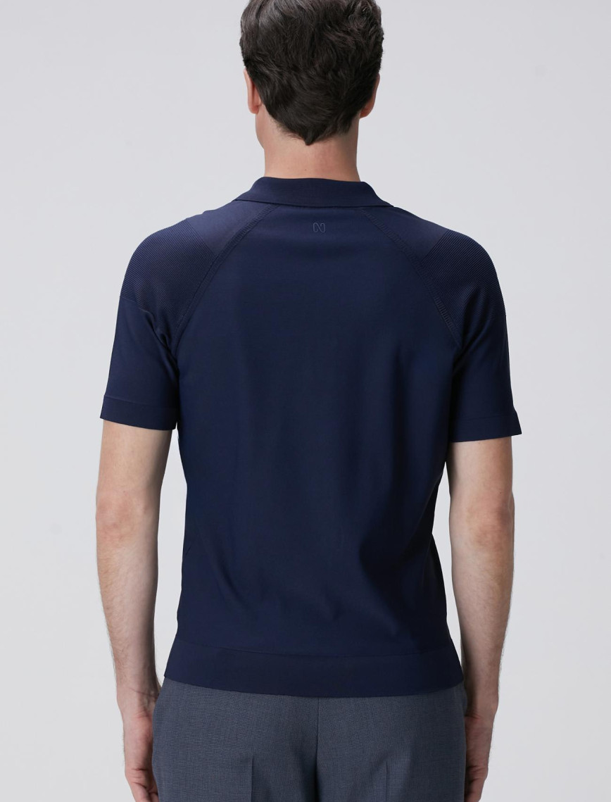 Network Erkek Lacivert Polo Yaka Triko Network Erkek Lacivert Polo Yaka Triko