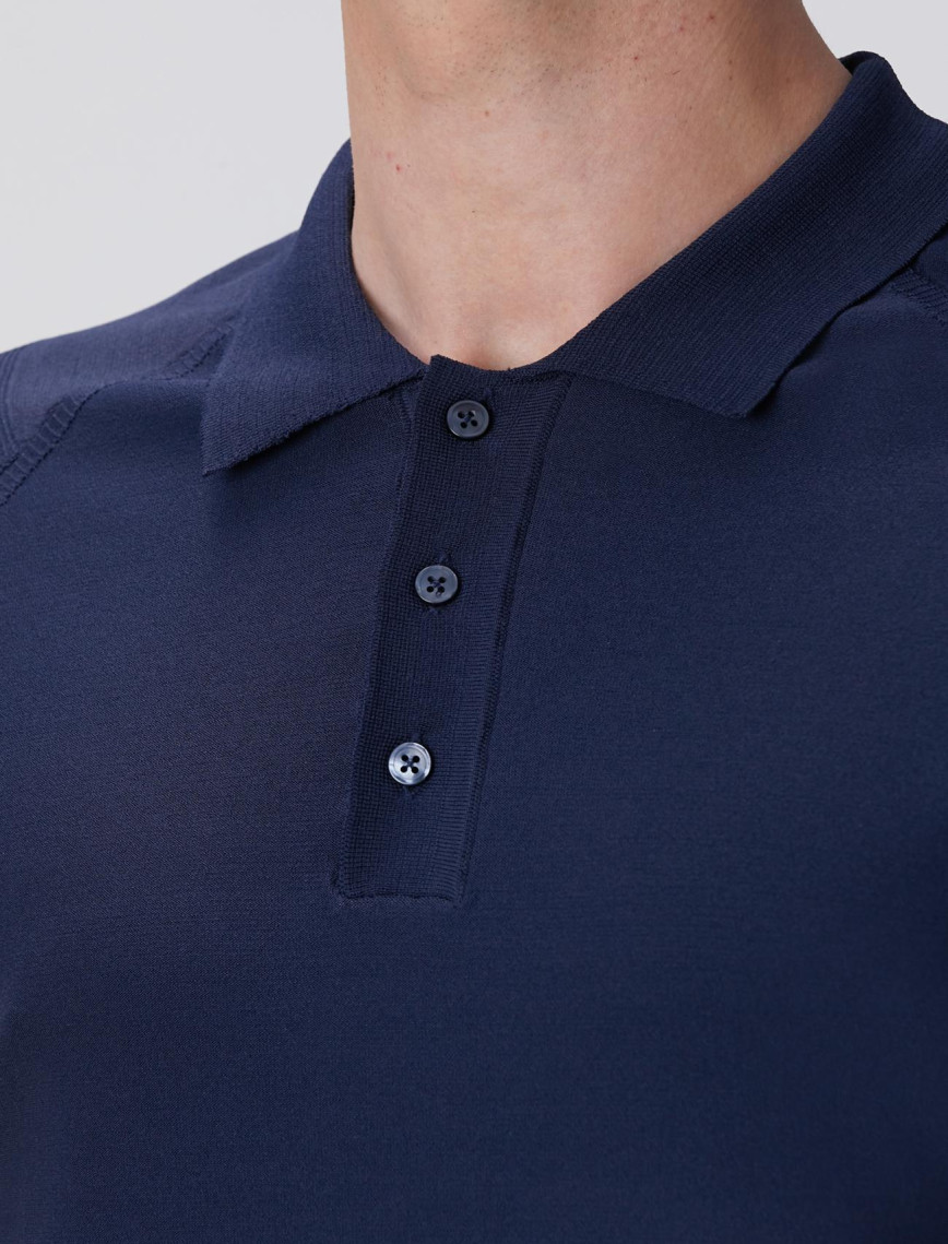 Network Erkek Lacivert Polo Yaka Triko Network Erkek Lacivert Polo Yaka Triko