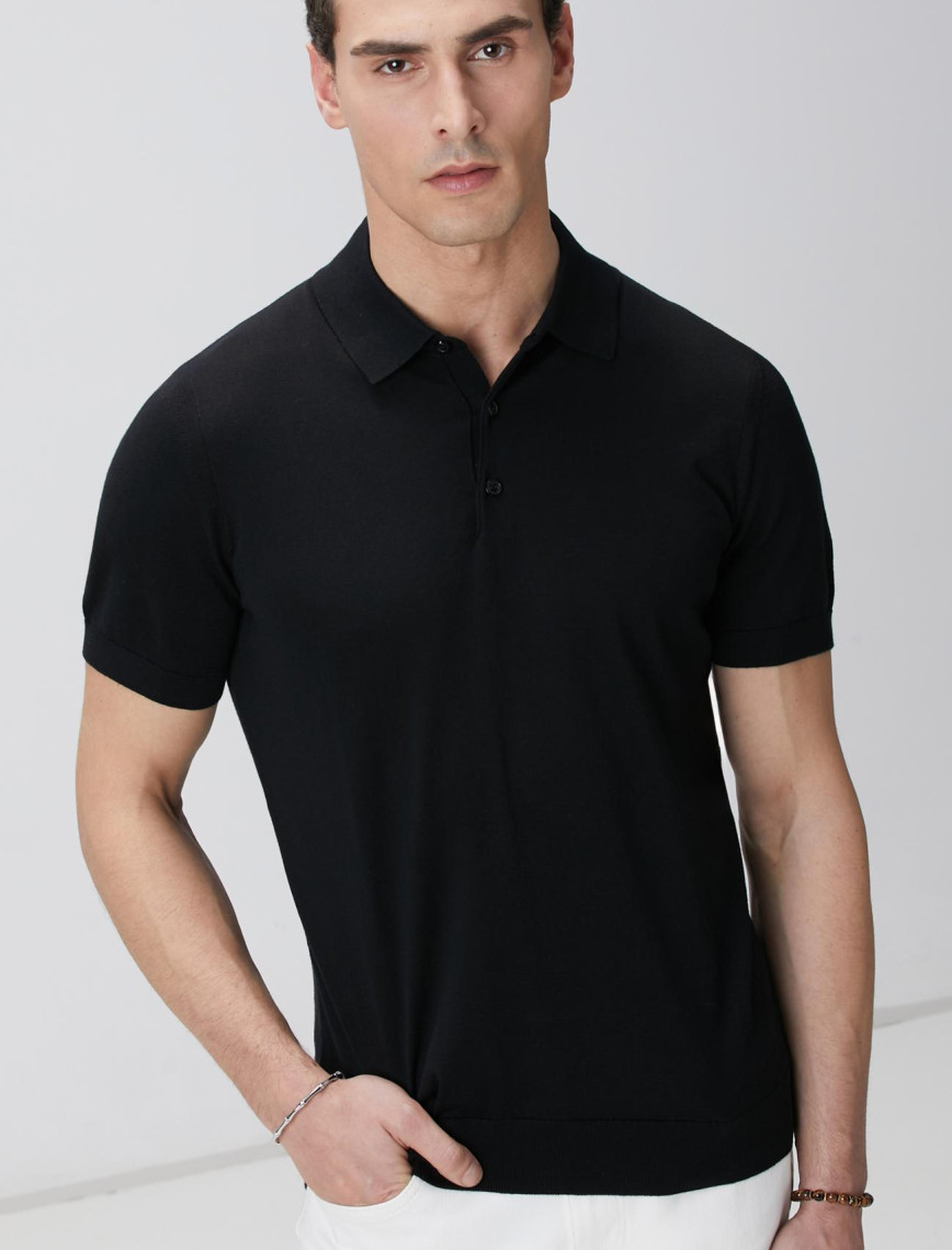 Network Erkek Siyah Triko Kazak Network Erkek Siyah Triko Kazak