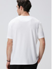 Network Erkek Beyaz Basic T-shirt