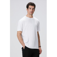 Network Erkek Beyaz Basic T-shirt