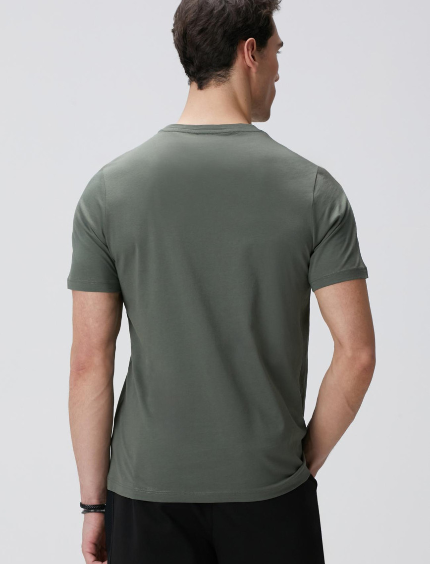 Network Erkek Haki T-Shirt