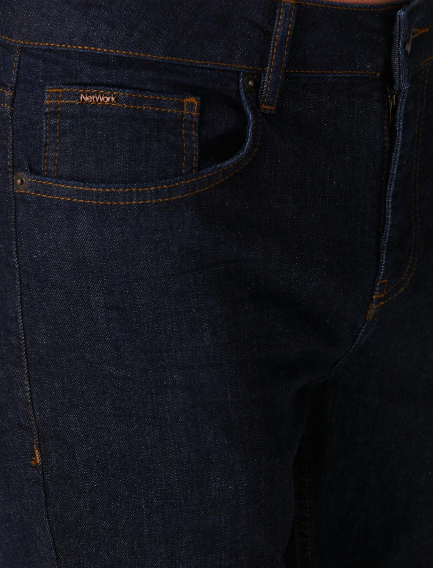 Network Erkek Lacivert Denim Pantolon Network Erkek Lacivert Denim Pantolon
