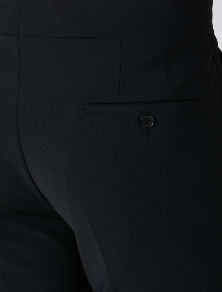 Network Erkek Siyah Yün Karışımlı Smokin Pantolon Network Erkek Siyah Yün Karışımlı Smokin Pantolon