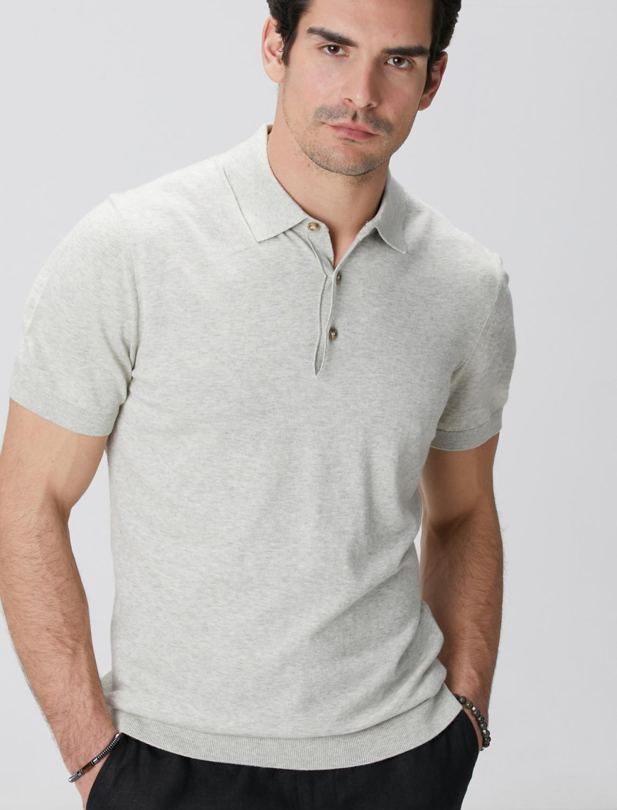 Network Erkek Gri Melanj Kazak