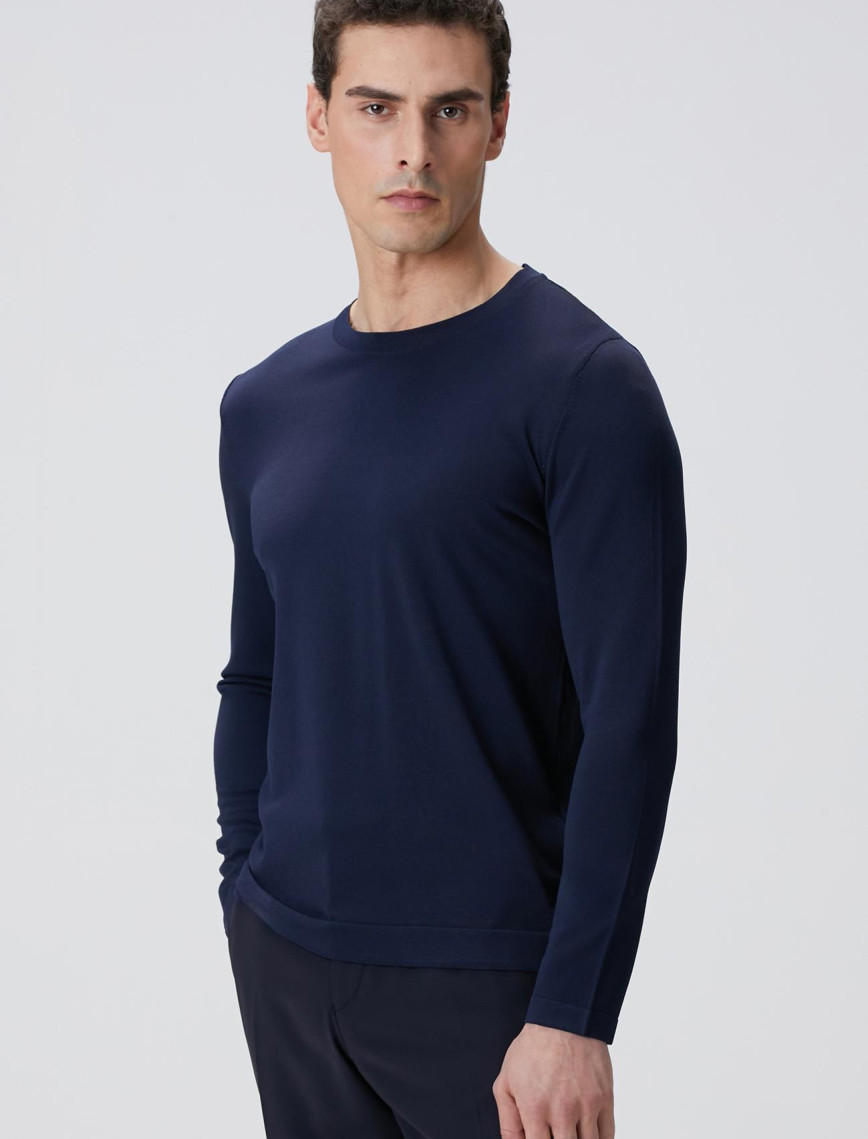 Network Erkek Lacivert N-Tech Basıc Triko Kazak Network Erkek Lacivert N-Tech Basıc Triko Kazak