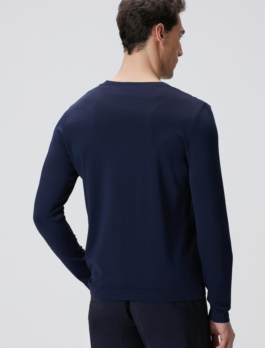 Network Erkek Lacivert N-Tech Basıc Triko Kazak Network Erkek Lacivert N-Tech Basıc Triko Kazak