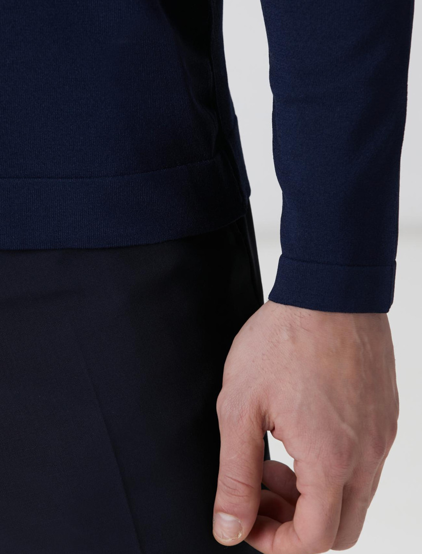 Network Erkek Lacivert N-Tech Basıc Triko Kazak Network Erkek Lacivert N-Tech Basıc Triko Kazak