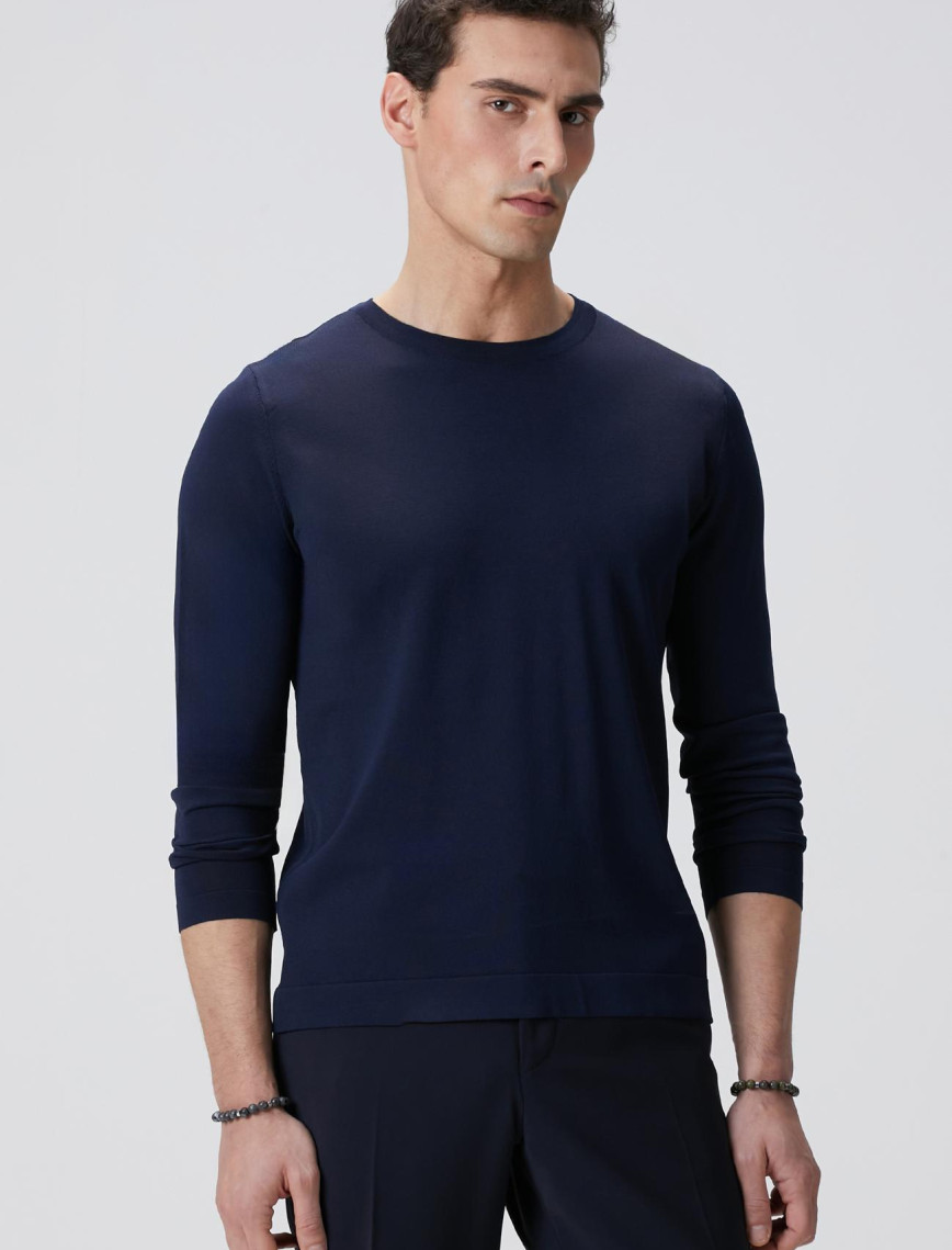 Network Erkek Lacivert N-Tech Basıc Triko Kazak Network Erkek Lacivert N-Tech Basıc Triko Kazak