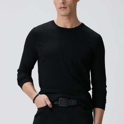 Network Erkek Siyah N-Tech Basıc Triko Kazak Network Erkek Siyah N-Tech Basıc Triko Kazak