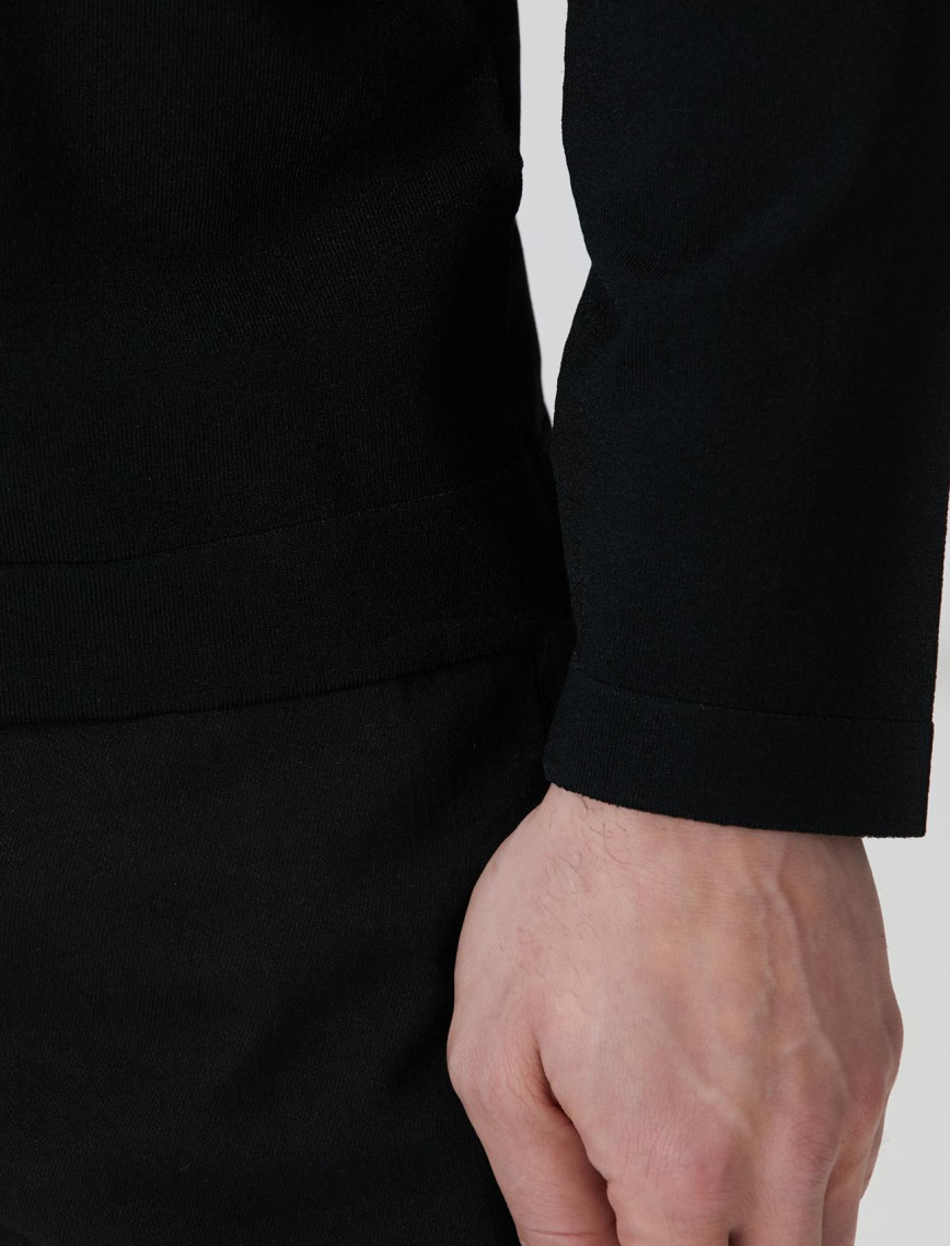 Network Erkek Siyah N-Tech Basıc Triko Kazak Network Erkek Siyah N-Tech Basıc Triko Kazak