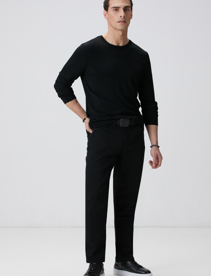 Network Erkek Siyah N-Tech Basıc Triko Kazak Network Erkek Siyah N-Tech Basıc Triko Kazak